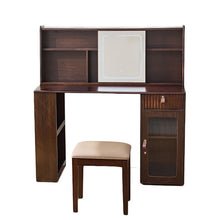 Load image into Gallery viewer, 47" Wood Lighted Vanity Single Drawer Dresser - Brown
