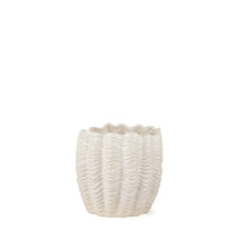 Load image into Gallery viewer, Sculptural Waves Table Vase - Cream
