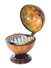 Load image into Gallery viewer, Globe With Chess Holder - Red
