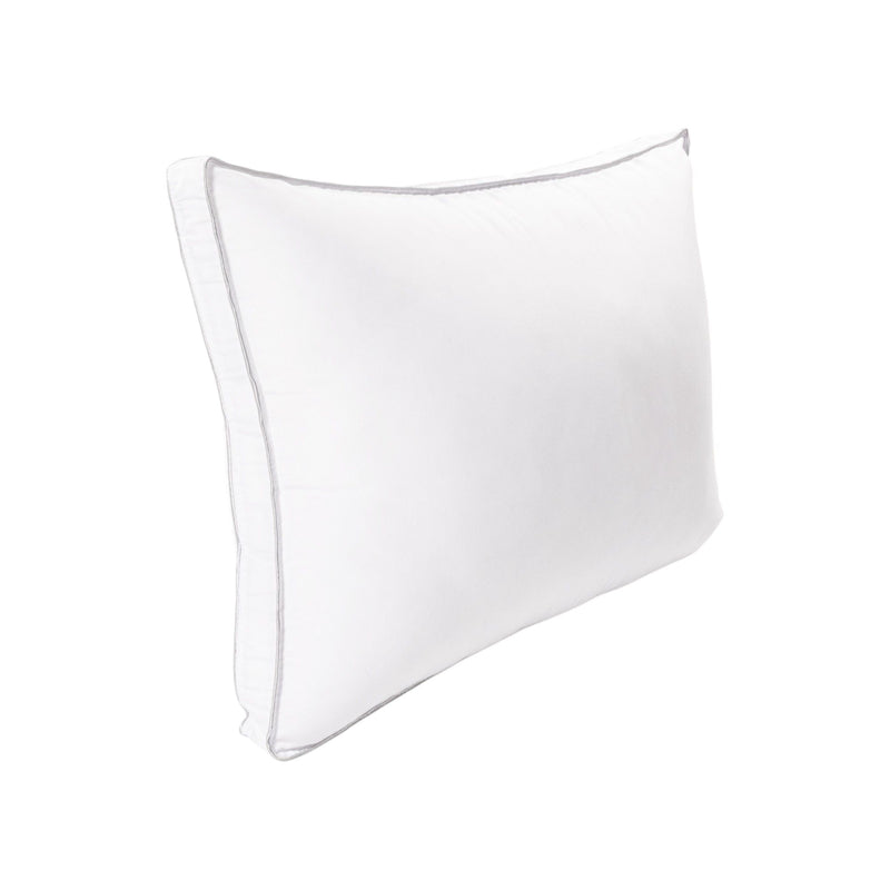 Microfiber Down Alternative Medium Hypoallergenic Bed Pillows (Set of 2) - Standard