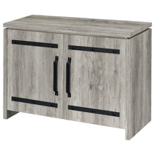 Load image into Gallery viewer, 2 Door Accent Cabinet With Accents - Gray

