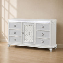Load image into Gallery viewer, Abigale - 6 Drawer Dresser With LED (Includes Dresser Only, Mirror Not Included) - White
