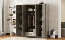 Load image into Gallery viewer, 4 Door Wardrobe With 1 Drawer
