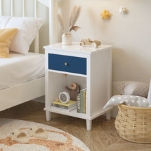 Load image into Gallery viewer, Nightstand With 1 Drawer 1 Shelf
