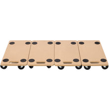 Load image into Gallery viewer, Furniture Moving Dolly, Heavy Duty Wood Rolling Mover With Wheels For Piano Couch Fridge Heavy Items, Securely Holds 500 Lbs (Set of 4) - Natural
