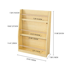 Load image into Gallery viewer, 3 Tier Book Shelf, Compact Storage For Bedrooms
