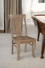 Load image into Gallery viewer, Solid Wood Slat Back Dining Side Chairs (Set of 2) - Brown
