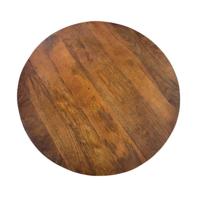 Round Drum Coffee Table (745571) - Chestnut