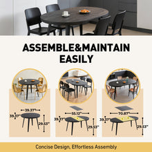 Load image into Gallery viewer, Extendable Dining Table - Black
