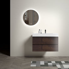 Load image into Gallery viewer, Alice - Bathroom Vanity Wall Mounted With Sink, Large Storage Floating Bathroom Vanity For Modern Bathroom, One-Piece Sink Basin Without Drain And Faucet
