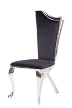 Load image into Gallery viewer, Upholstered Fabric Dining Room Side Chairs (Set of 2) - Black
