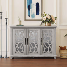 Load image into Gallery viewer, 3 Door Mirrored Sideboard Cabinet With Adjustable Shelves

