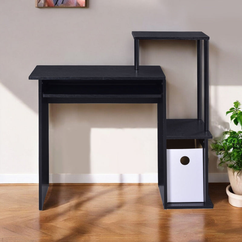 37" Computer Desk - Black