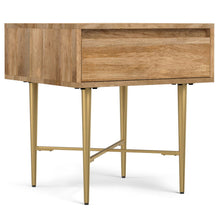 Load image into Gallery viewer, 22" Metal Square End Table - Natural
