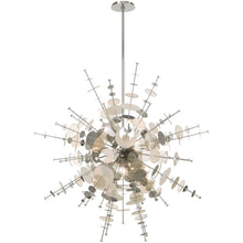 Load image into Gallery viewer, Twelve Light Dimmable Chandelier With Shades - Silver
