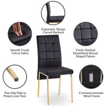 Load image into Gallery viewer, High Back Nordic Dining Chair Modern Chair With Color Legs
