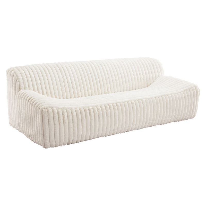 Manufactured Wood Sofa - Cream