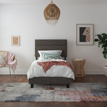 Load image into Gallery viewer, Paloma - Twin Bed With Dual USB Port - Linen
