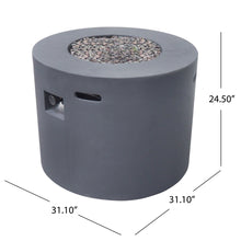 Load image into Gallery viewer, Round Iron Fire Pit With 40,000 Btu
