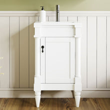Load image into Gallery viewer, Bathroom Vanity With Sink, Storage Cabinet With Door, Drop In Sink, Compact Freestanding Design
