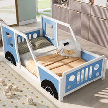 Load image into Gallery viewer, Classic Car Shaped Platform Bed With Wheels
