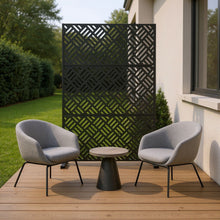 Load image into Gallery viewer, Three Panel Screen Room Divider (562854) - Black
