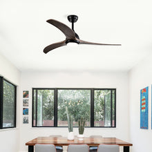 Load image into Gallery viewer, Indoor Outdoor Ceiling Fan With Light With Remote Control, Noiseless Reversible Motor, 6 Speed, 3 Color
