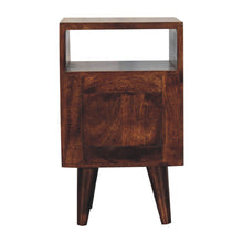 Load image into Gallery viewer, 20" Solid Wood Square Two Drawer Nightstand - Walnut
