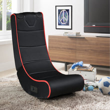 Load image into Gallery viewer, Foldable Gaming Chair With Onboard Speakers, Bluetooth Connection - Black / Red
