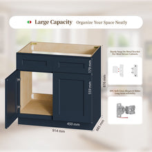 Load image into Gallery viewer, Shaker Base Cabinet With Soft-Close Hinges, Adjustable Shelf
