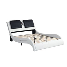 Load image into Gallery viewer, Platform Bed Frame With LED Lighting, tooth Music, Vibration Massage
