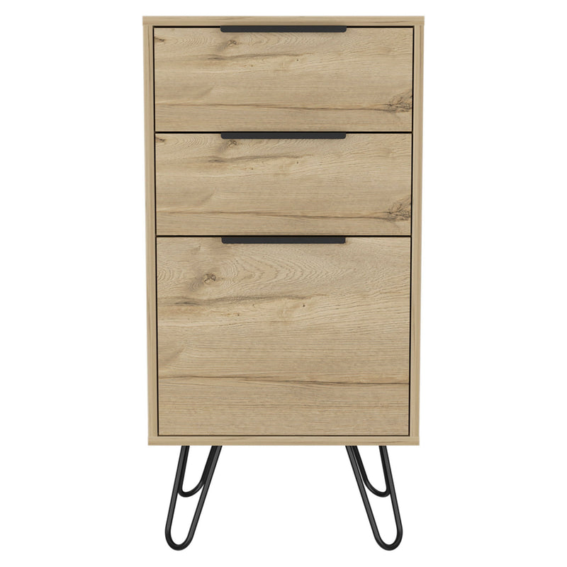 Three Drawer Standard Chest - Natural