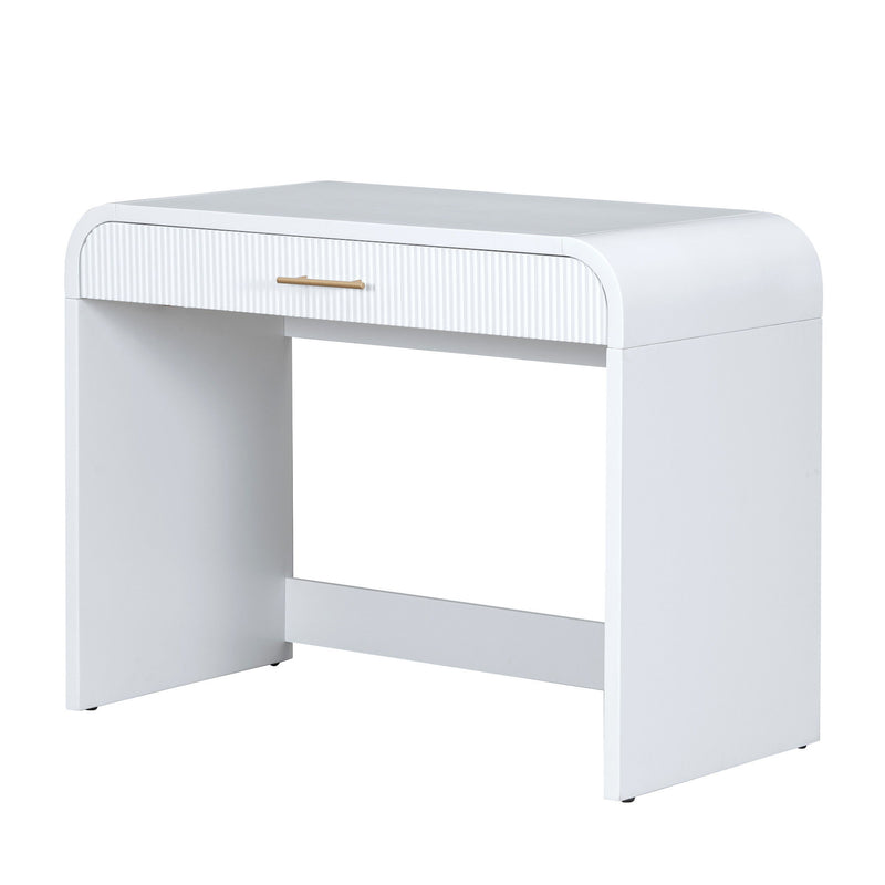 Mirrored Vanity Table Lights - White