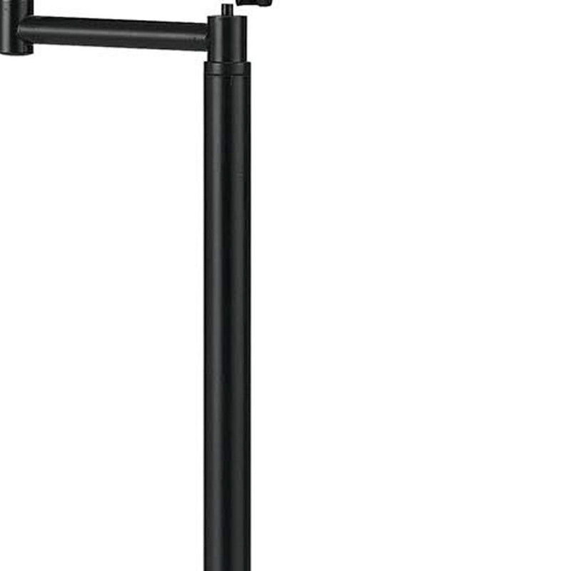 Metal Table Lamp With Tan Empire Shade - Bronze