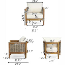 Load image into Gallery viewer, Outdoor Seating Group With Cushions And Coffee Table
