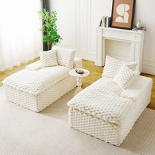 Load image into Gallery viewer, Double Chaise Lounge With Full Compressed Sponge
