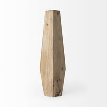 Load image into Gallery viewer, Geometric Cylinder Table Vase - Natural
