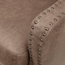 Load image into Gallery viewer, Shasta - Accent Chair With And Nail Buttons - Brown
