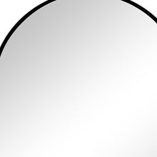 Load image into Gallery viewer, 30" Metal Arch Framed Accent Mirror - Black
