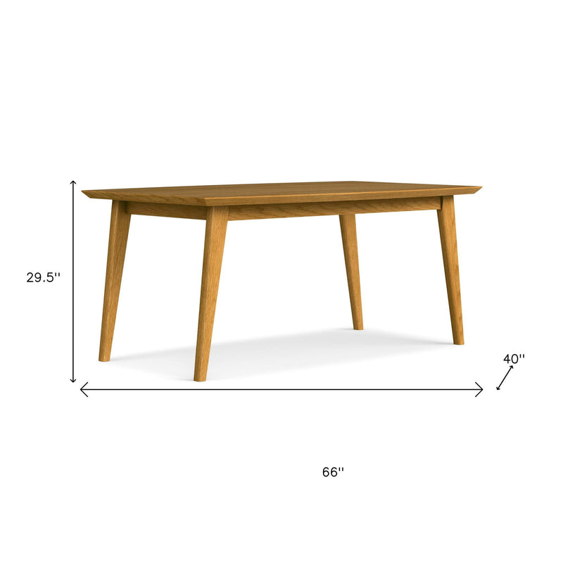 66'' Wood Dining Table - Oak