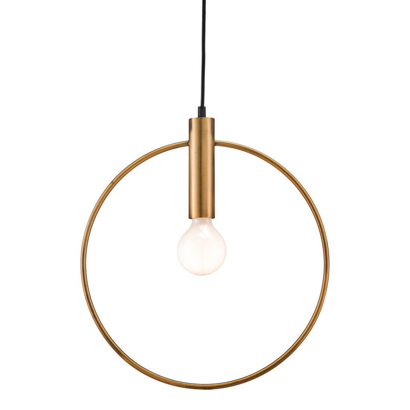 Ring Metal Dimmable Chandelier - Gold
