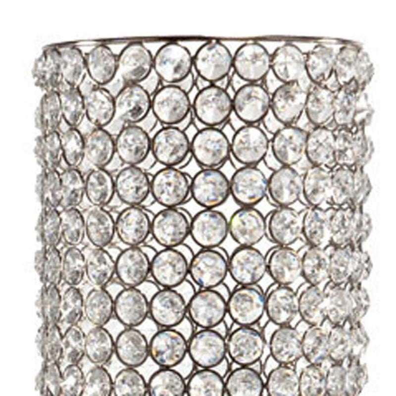 Table Vase (628113) - Clear / Silver