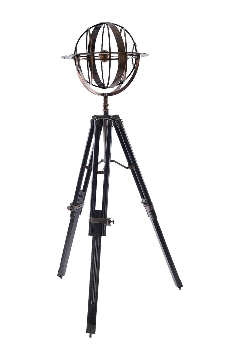 Armillary With Stand - Brass