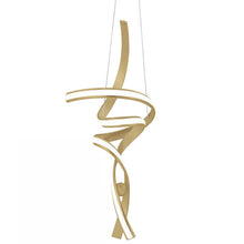 Load image into Gallery viewer, 2 Light Metal LED Dimmable Chandelier - Gold
