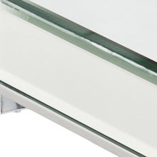 Load image into Gallery viewer, Mirrored Glass Square End Table - Clear / Silver
