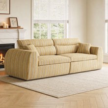 Load image into Gallery viewer, 3 Seater, Couch With Throw Pillows For Living Room
