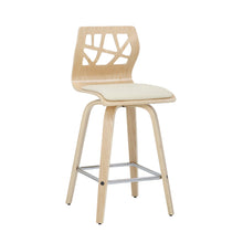 Load image into Gallery viewer, Folia - Mid Century Modern Counter Stool With Footrest (Set of 2)
