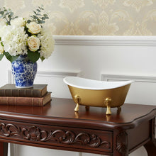 Load image into Gallery viewer, Hand Painted Decorative Tub - Gold
