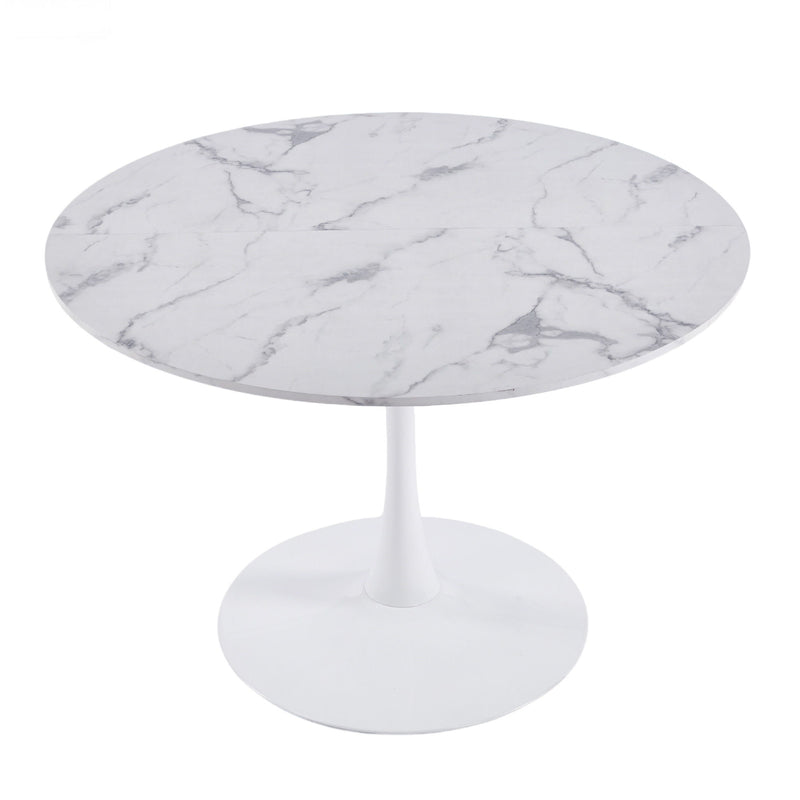 Round Tulip Table, Pedestal Design