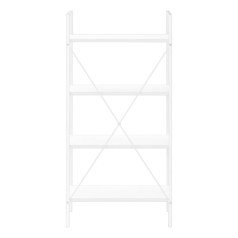 Four Tier Etagere Bookcase (489799) - White